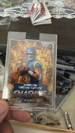 Matthew Stafford Wild Card Smashing Alumination 1/1