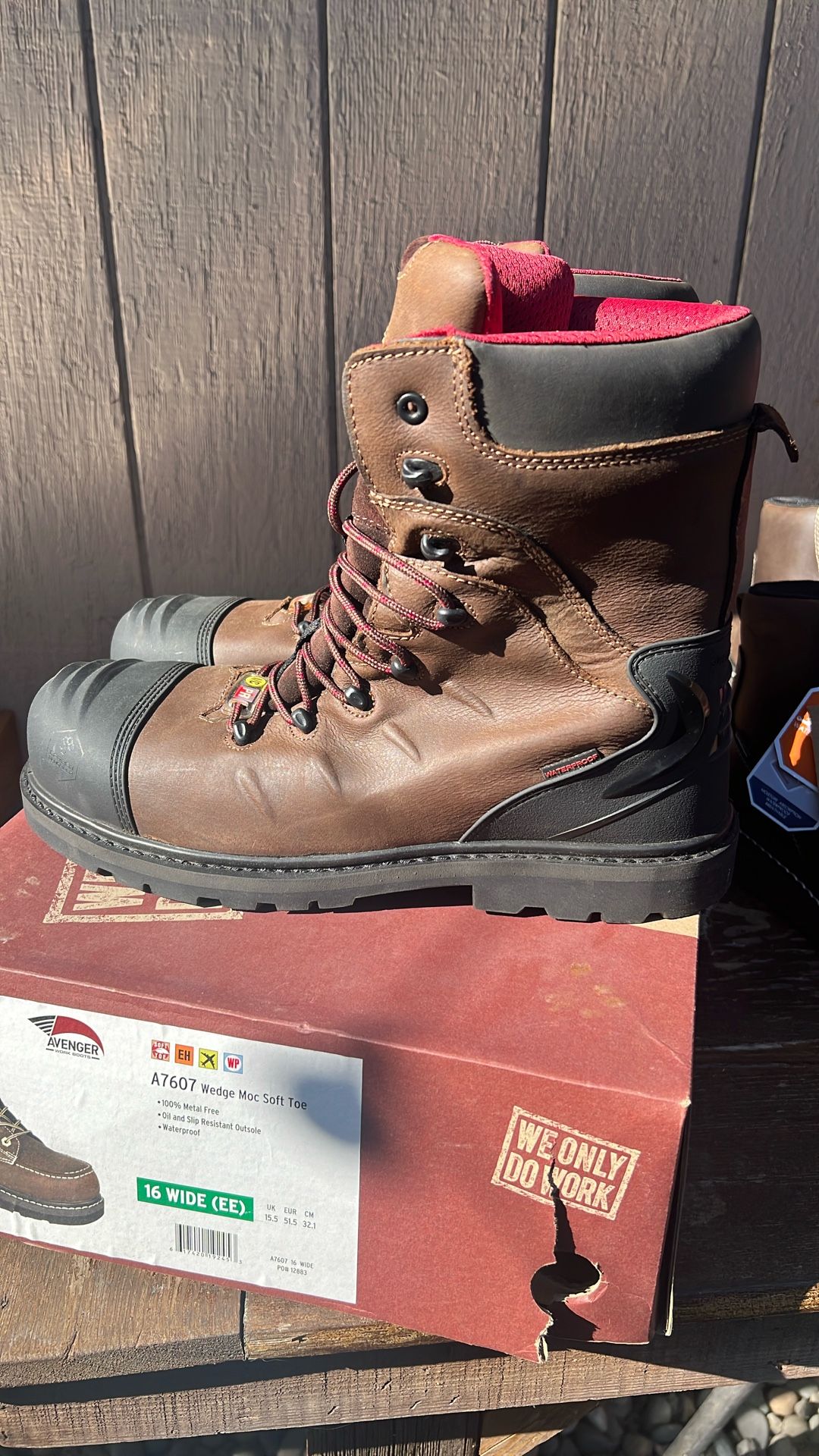 Work Boots Safety Toe Size 14