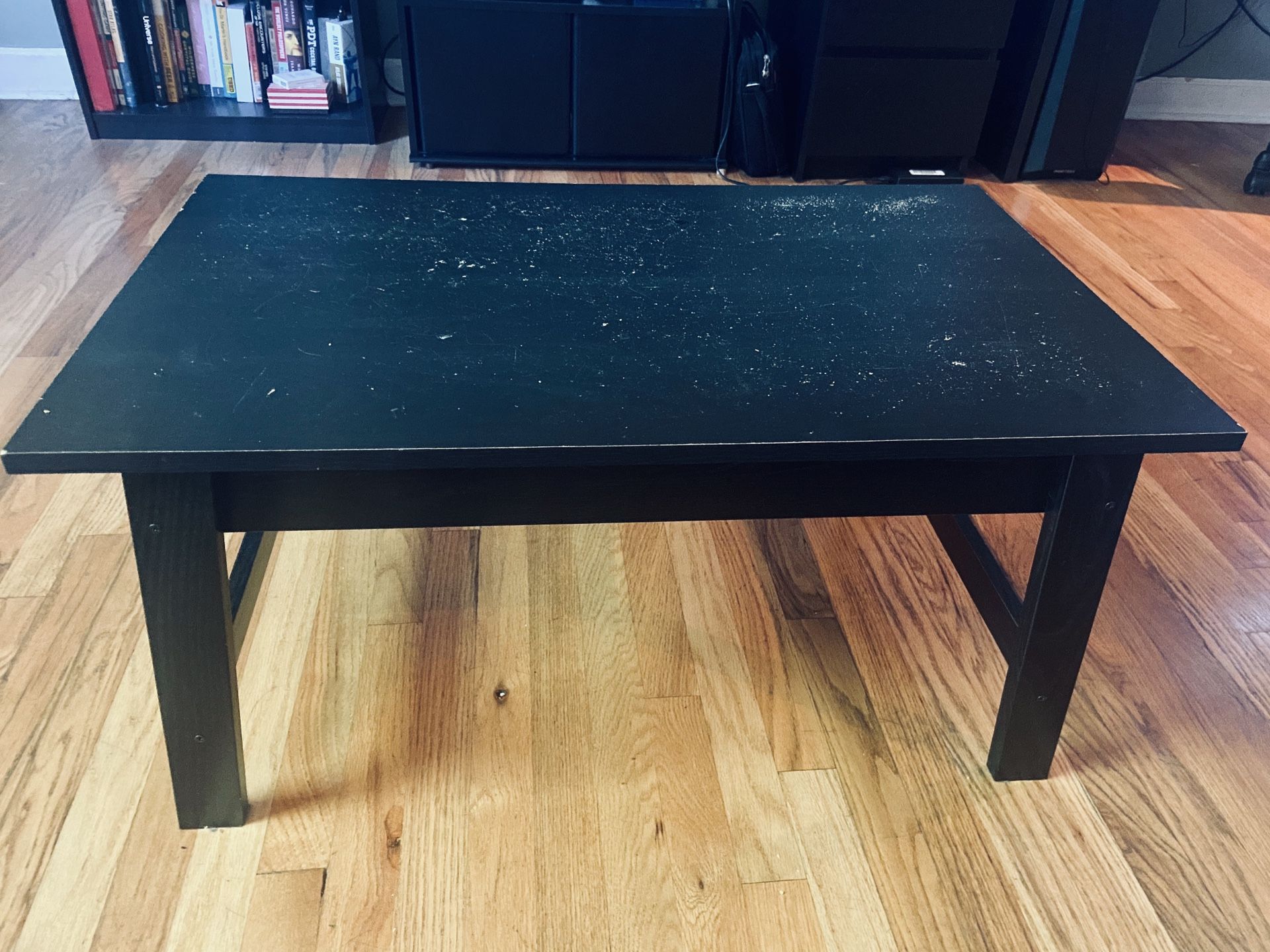 Black coffee table