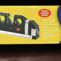 Multi Purpose Laser Level Ruler Tape Measurer