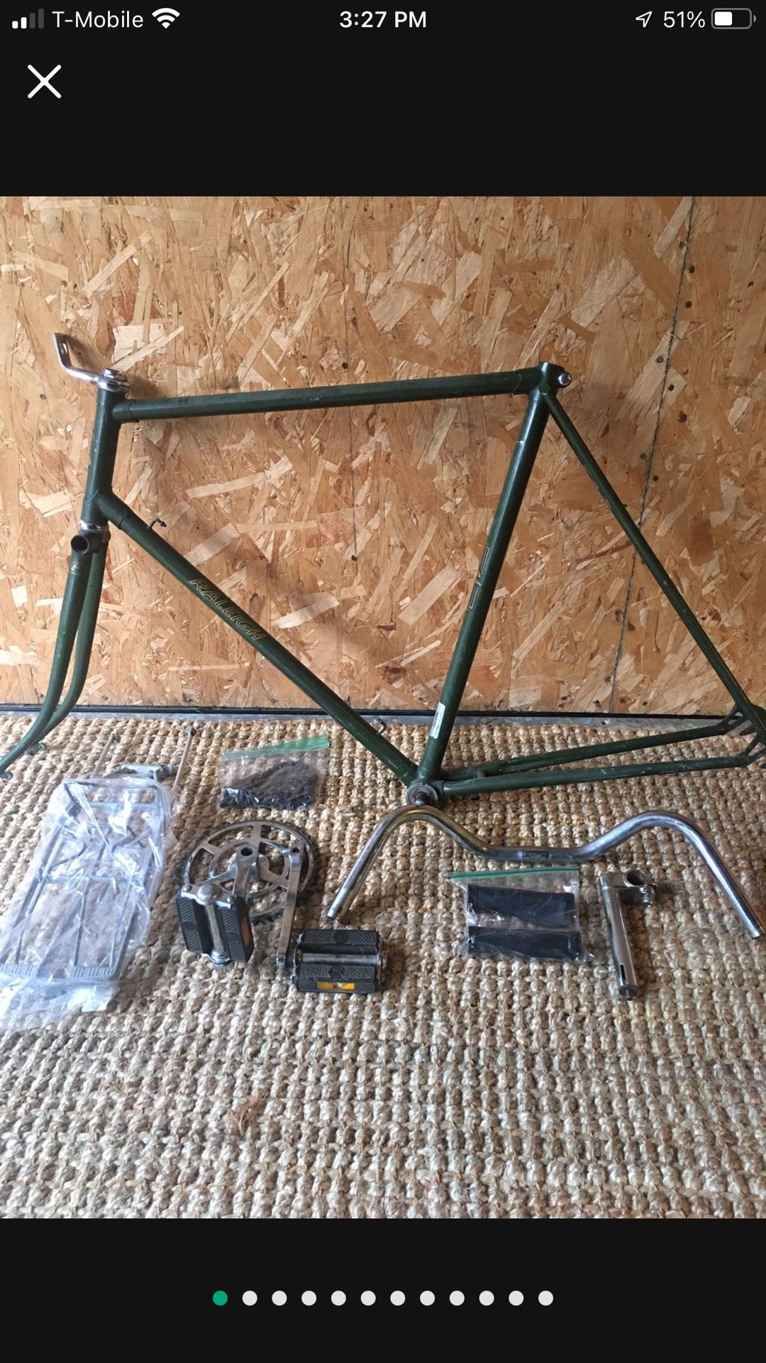 Raleigh Sport Frame/Parts Lot Ready ForRebuild