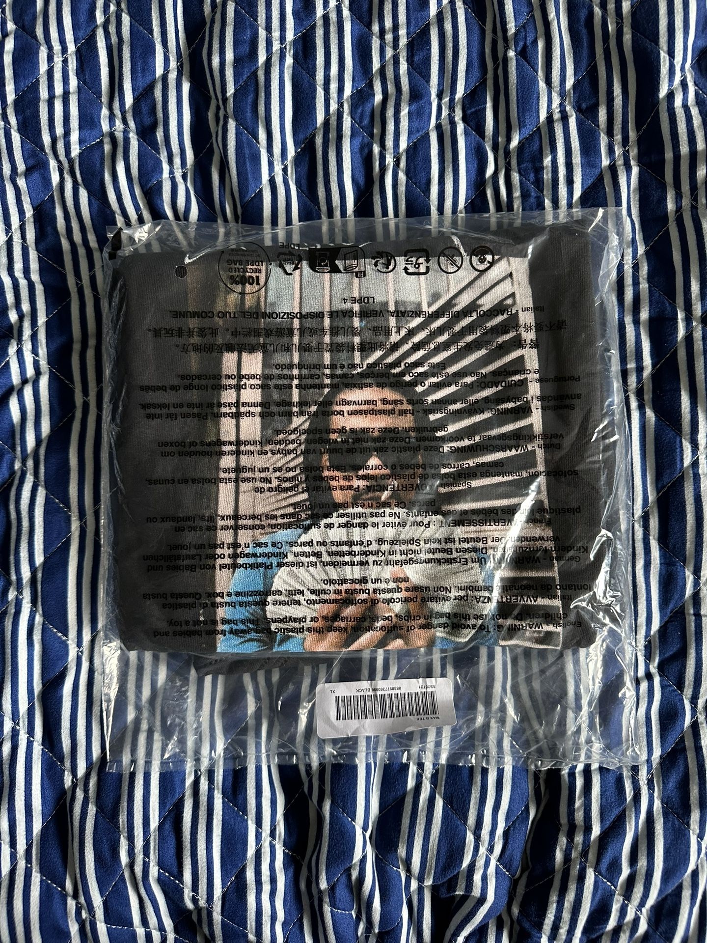 Authentic Supreme Max B Tee Black (Size XL) SS25