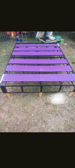 Purple bed queen size