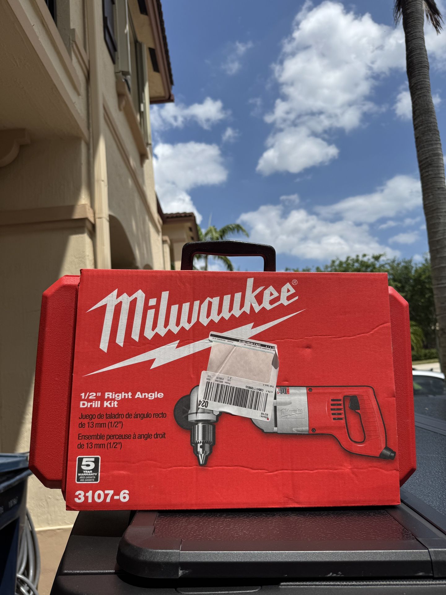 Milwaukee right angle drill