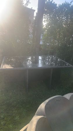 Glass Top Table