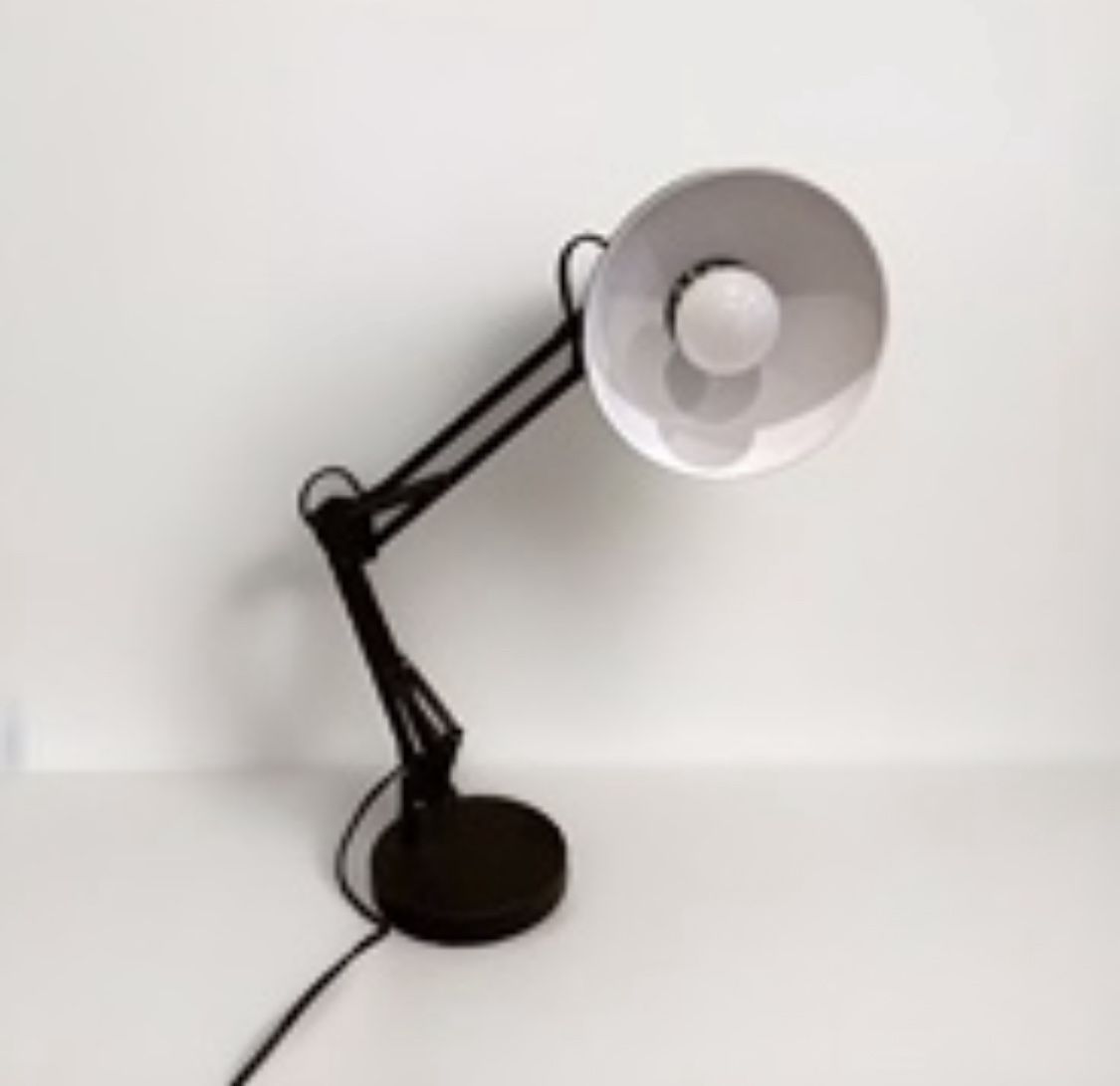 Howin Swing Arm Desk Lamp Matte Black Model LH-2447L Size 24 X 6.5 X 6.5” Pixar