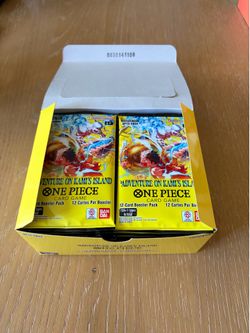 One piece OP15 opened booster box