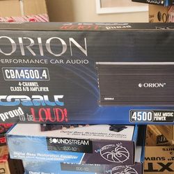 New!! Orion COBALT 4500w 4ch Amplifier 