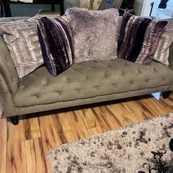 Tufted Sofa (matching chaise available too) 