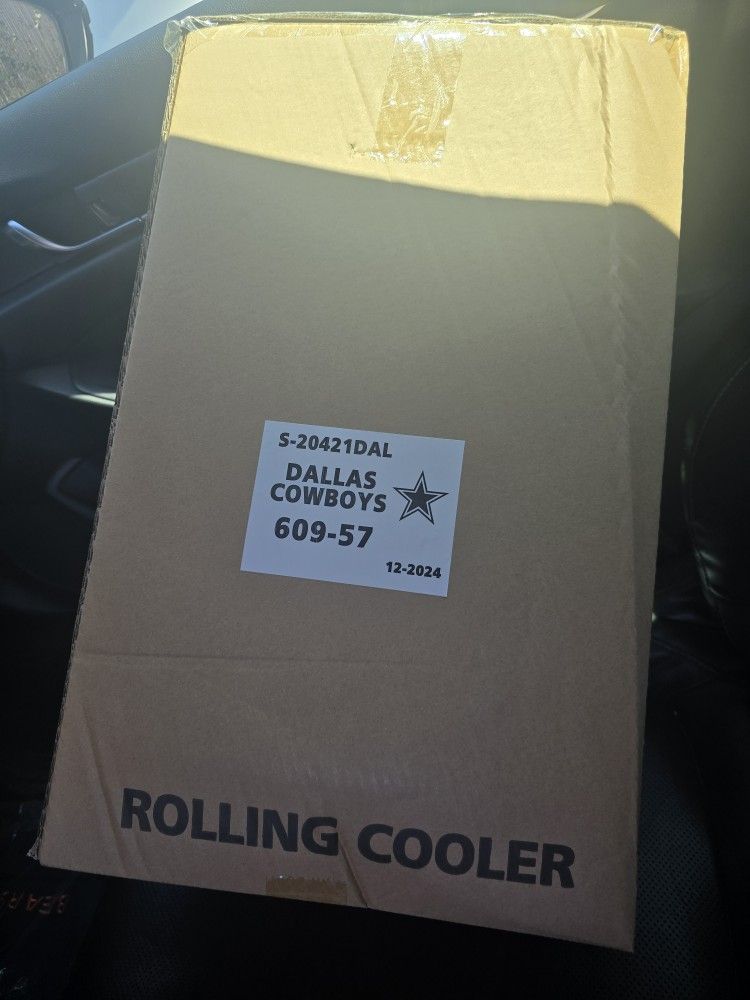 Dallas Cowboys Rolling Cooler