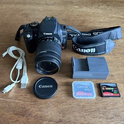 Canon DSLR Camera EOS Digital Rebel XT & Canon EFS 18-55mm Lens