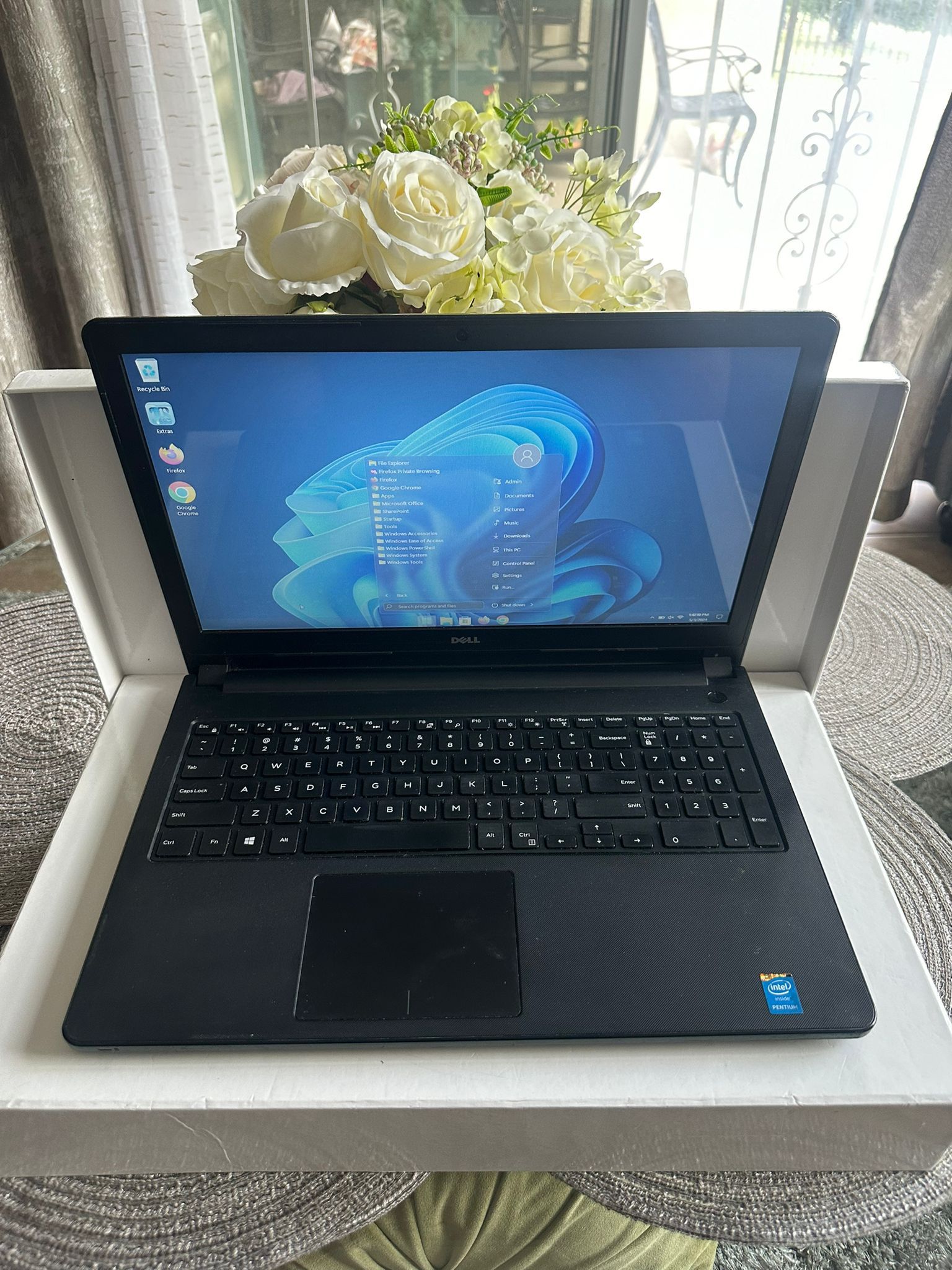 Dell Inspiron 15 Laptop 15.6” Inel Pentium 500GB HDD 4GB RAM Windows 11 and Office - $99