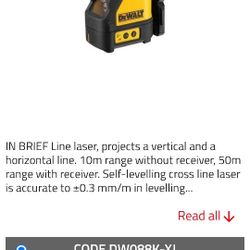 Dewalt Line Laser 