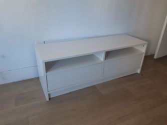 White tv stand / media console
