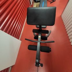 Pro Form Weight Bench With Curl Bar Attachment 