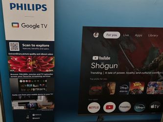 55 inch Phillips google tv