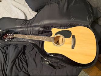 Brand new electric acoustic guitar