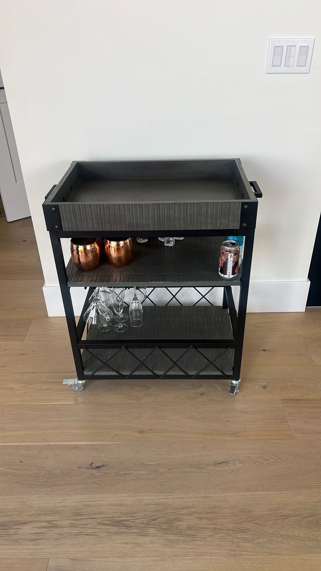 Rolling Bar Cart