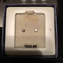 Diamond earrings 1/3 carat