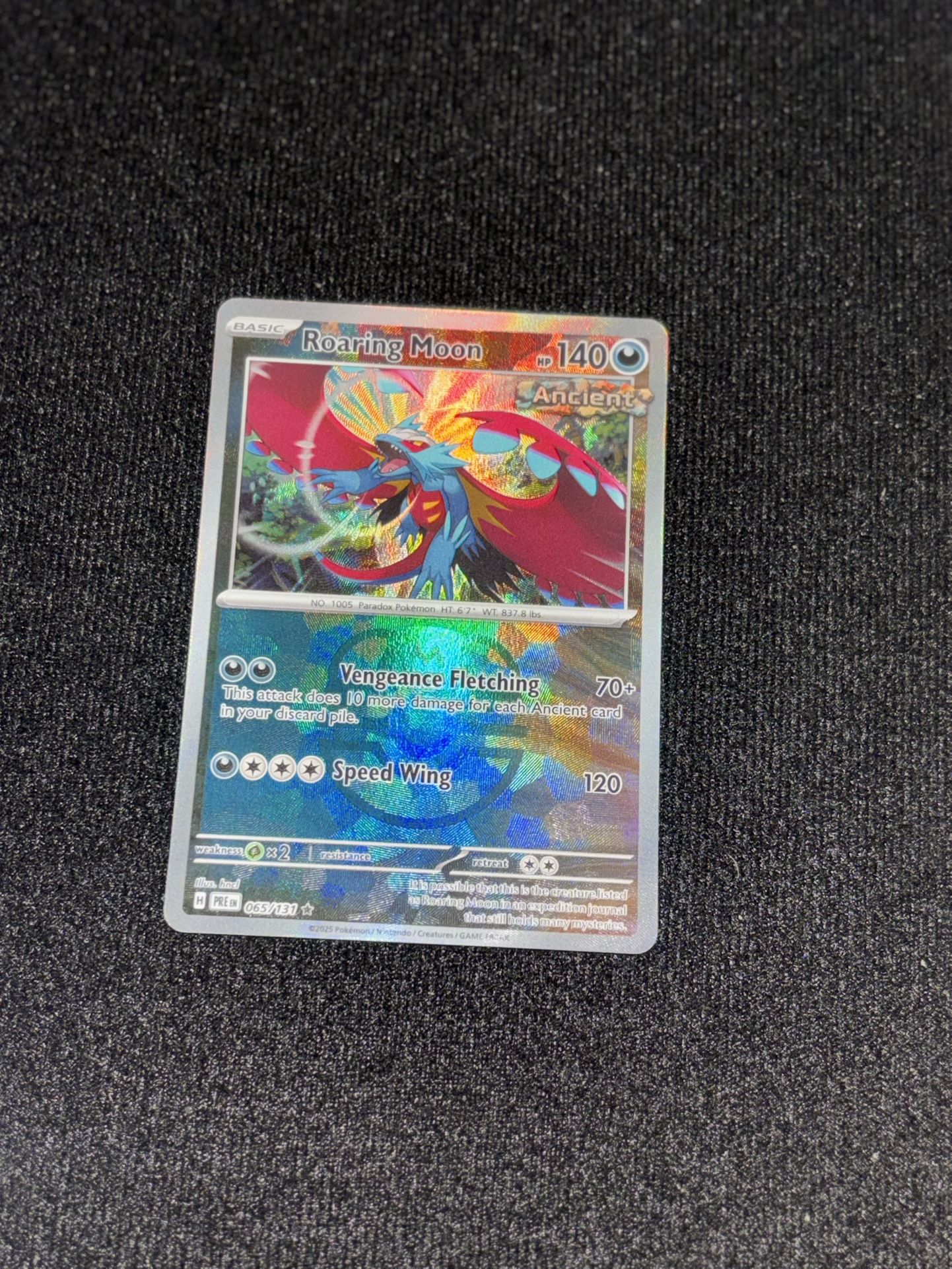 Roaring Moon Pokemon Card