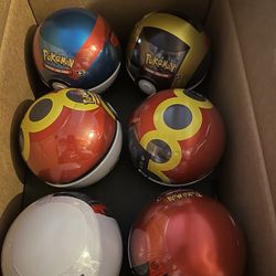 Pokemon Poke Ball Tin G25 6 Balls Destined Rivals Surging Sparks