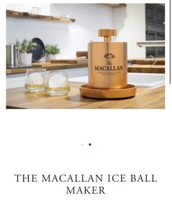 Whiskey Ice Makers : Macallan Ice Ball Maker