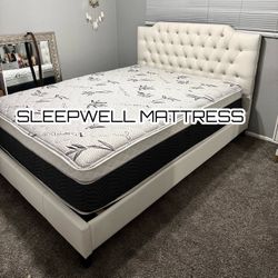 New Queen Bed Frame With Mattress