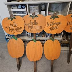 Wood Yard Pumpkin  Decor 
