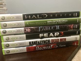 6 XBOX 360 Games