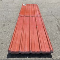 🔥 BRAND NEW POLYCARBONATE ROOF PANELS 🔥 Perfect for patios, greenhouses, sheds, carports, awnings, and many other projects!  ✅ Beautiful red color p
