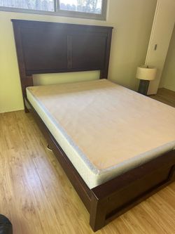 Solid Wood Queen Bed Frame