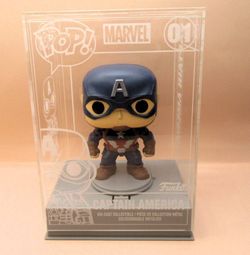 Funko Pop! Marvel: Die-Cast Captain America 01 2021 Summer Convention
