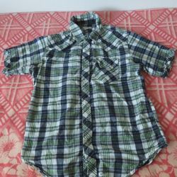 Engineered Garments Check plaid Western Shirt Pearl Snap Button Up Made In USA
