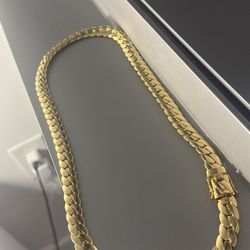 14k Gold Plated Miami Cuban Chain 