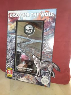 1999 Discover The Wolf Advertising Mirror