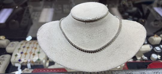 Gold tennis chain