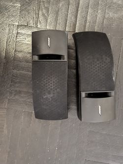 Bose 161 Speaker System Left and Right Speakers Black Bookshelf/Wall Mountable