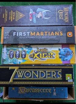 Board Games Seeking New Homes --- $5 to $20