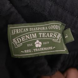 Denim Tears , Black And White , Size Large