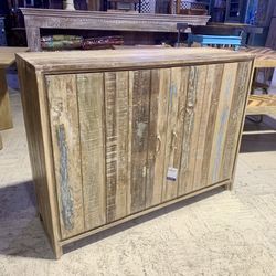 Solid Wood Two-Door Cabinet