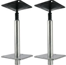 Pedestal boat seat mounts