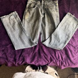 blue sean john jeans bootcut size 34