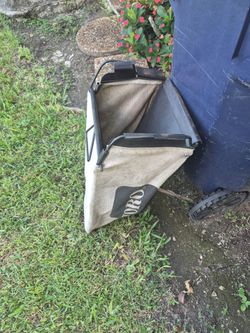 Four grass catcher bags