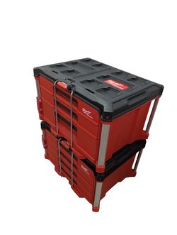 Milwaukee packout 3 drawer and 4 drawer
