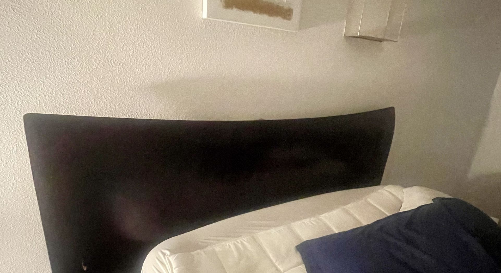 King Sleigh Bed Frame/Headboard