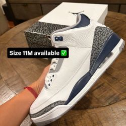 Air Jordan 3 Midnight Navy Size 11M
