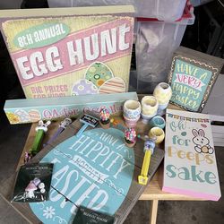 Easter decorations with storage box