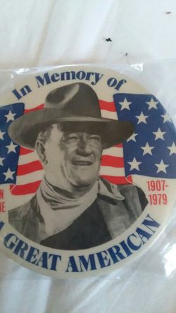John Wayne button
