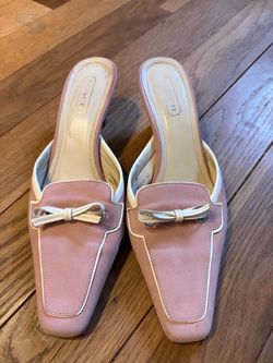Pink Coach Kitten Heels  8