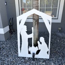 White nativity Large And Small